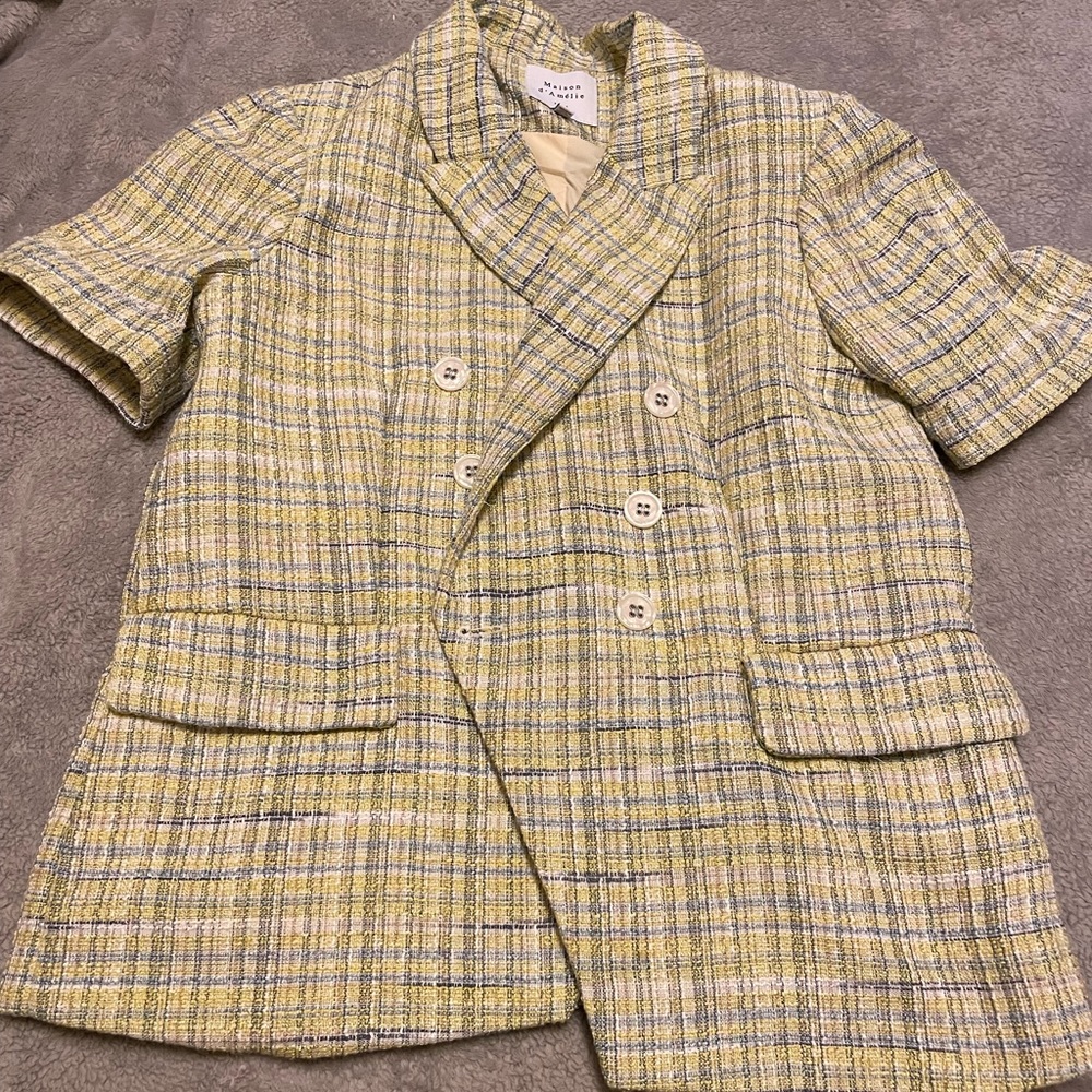 Maison d’ Amelie Paris Green Blazer